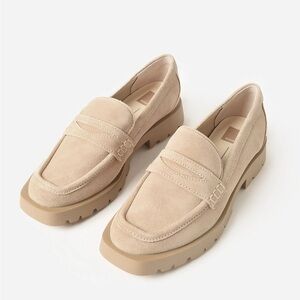 Dolce vita Beige Suede Loafers